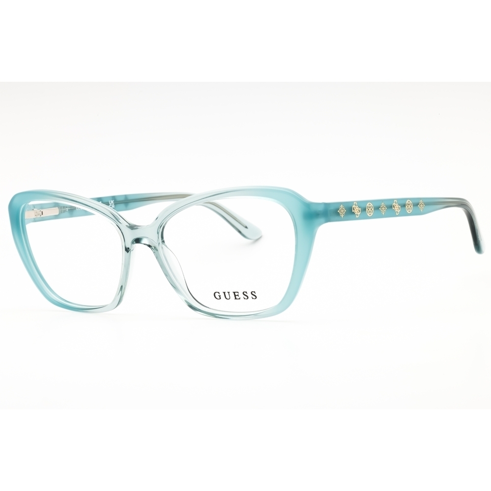 NWT Guess GU50115 Turquoise Cat Eye 52mm Eyeglasses